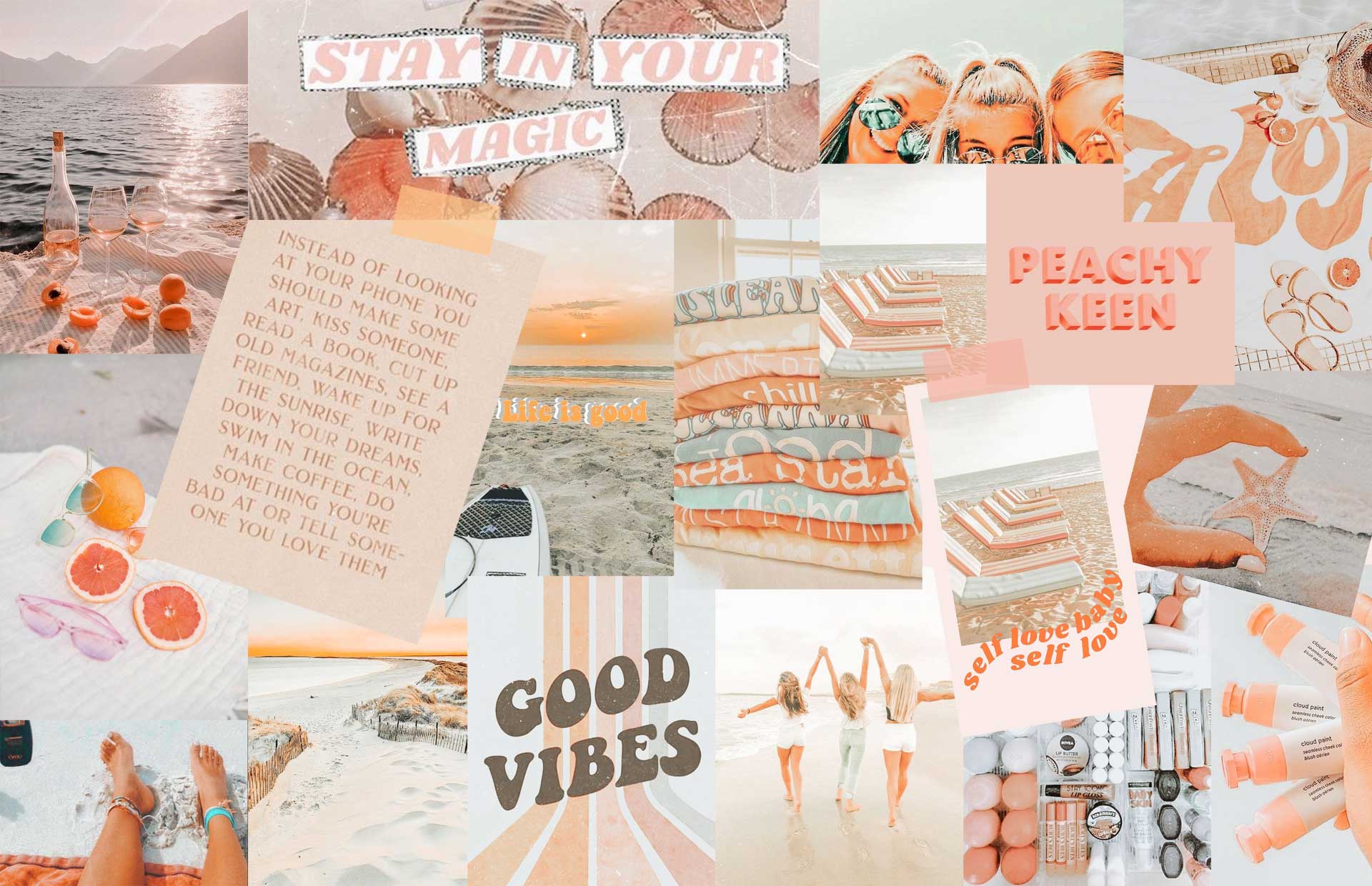 Peach Aesthetic Wallpaper