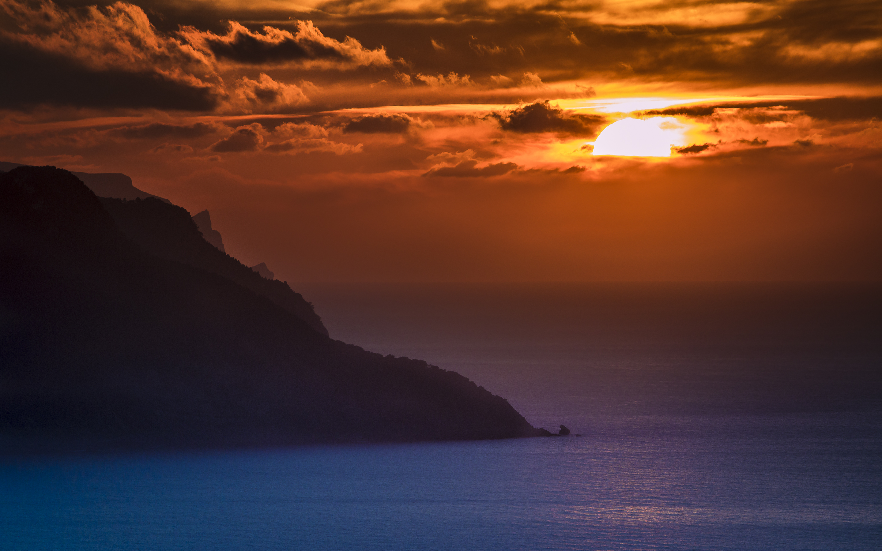 Ocean Sunset HD Wallpaper Background Image 2880x1800 ID