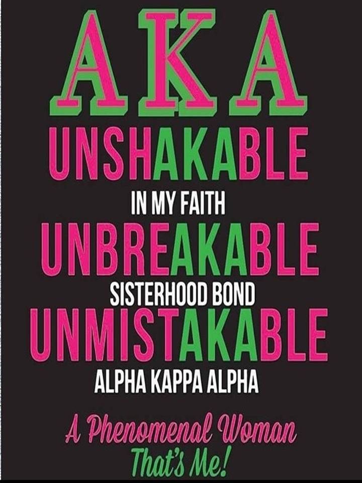 Phenomenal Women Of Alpha Kappa Sorority Inc Sisterhood