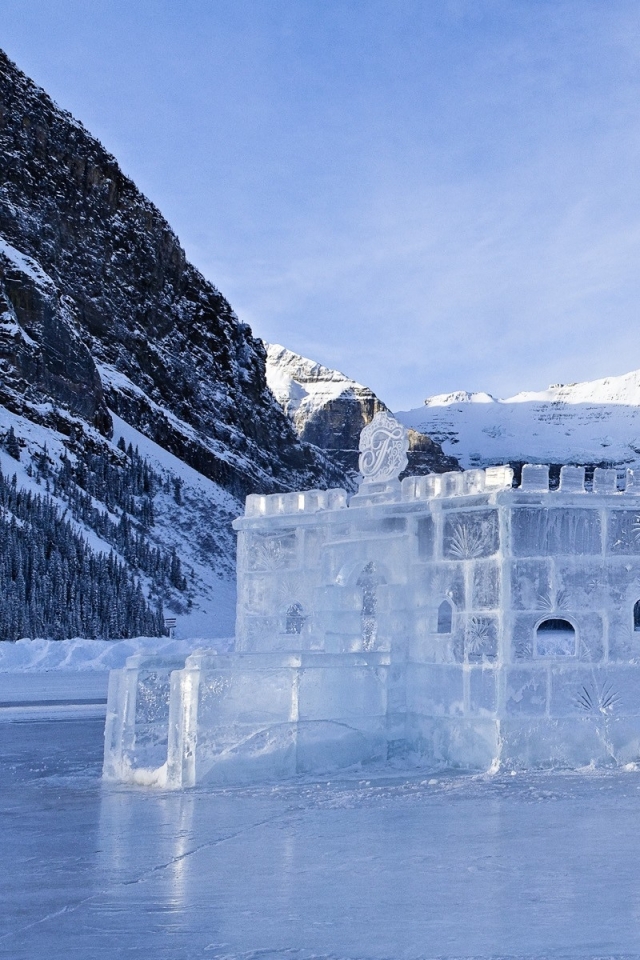 Wallpaper Ice Landscapes White Castle