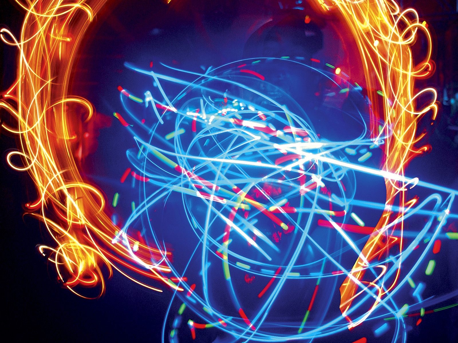 Painting With Light Wallpaper Stock