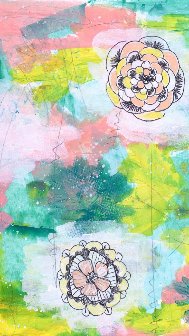 Watercolor iPhone Wallpaper