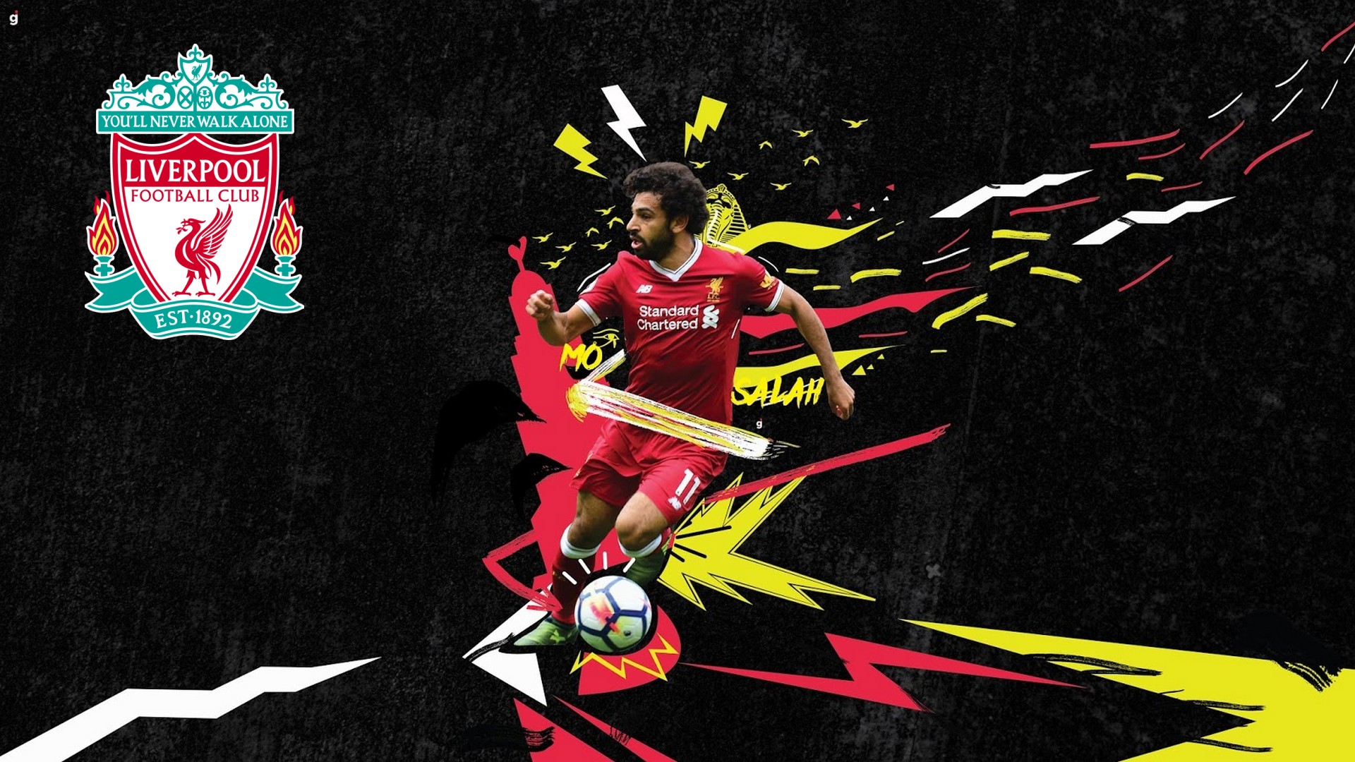 Liverpool Mohamed Salah Desktop Wallpaper Cute