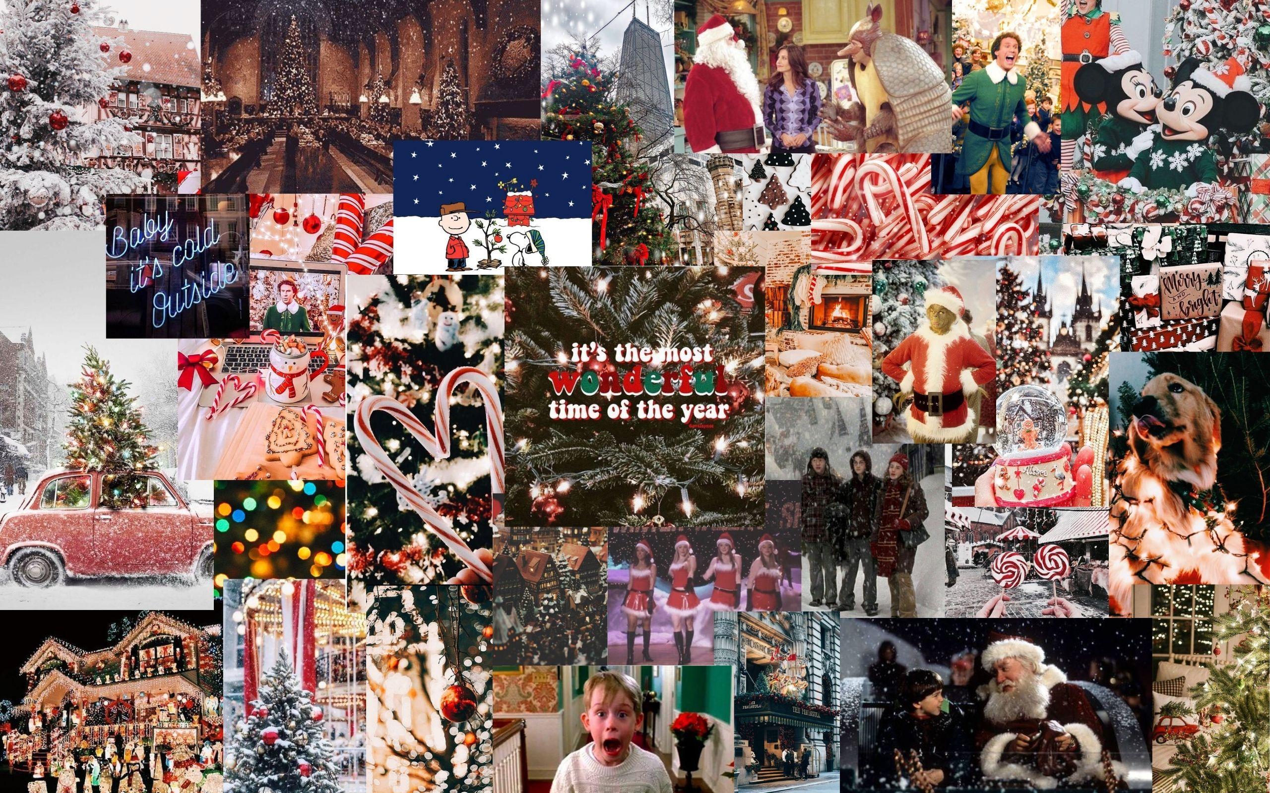 christmas collage Christmas collage Christmas wallpaper Christmas