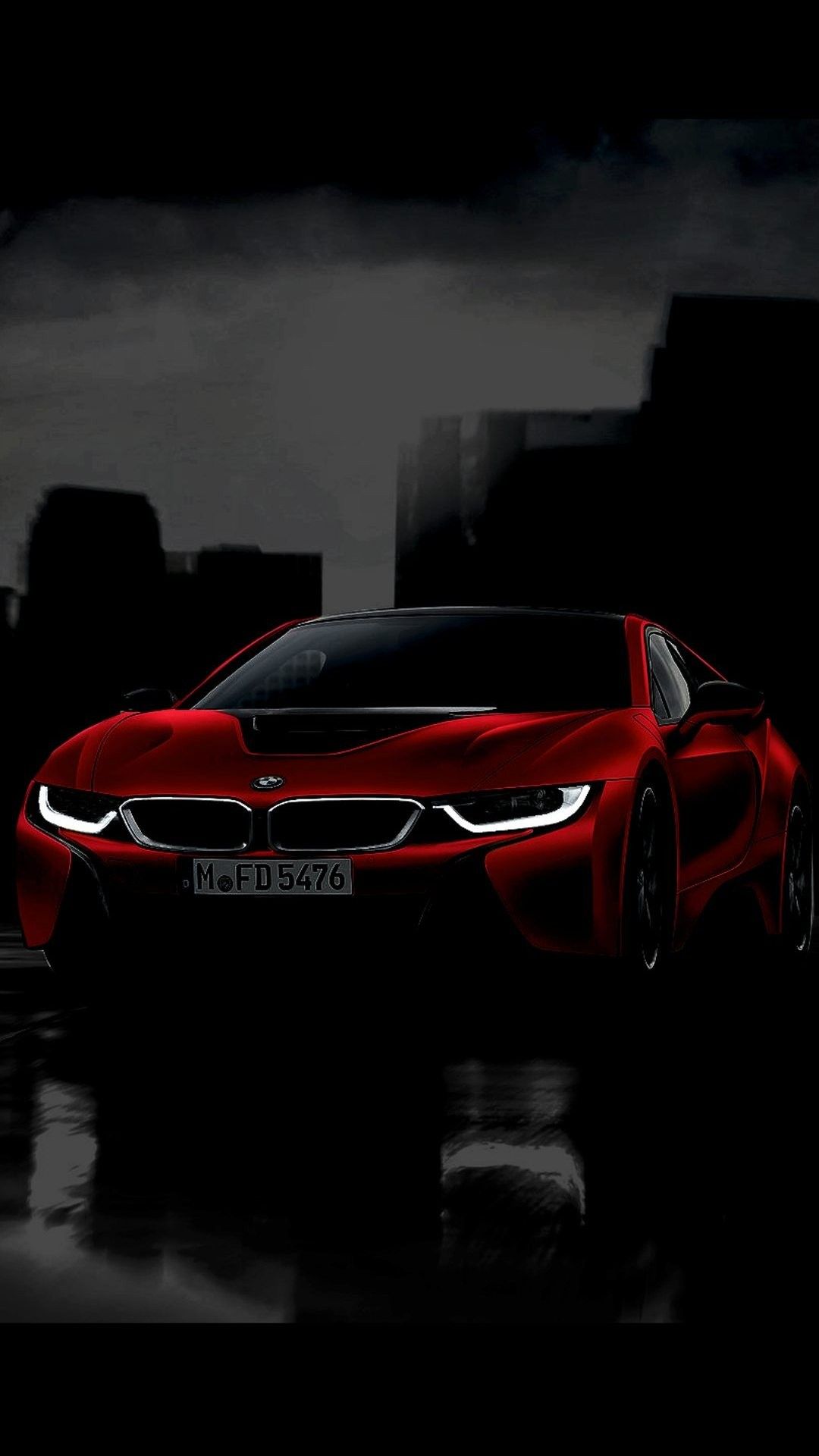 Bmw I8 Red Black Wallpaper Car