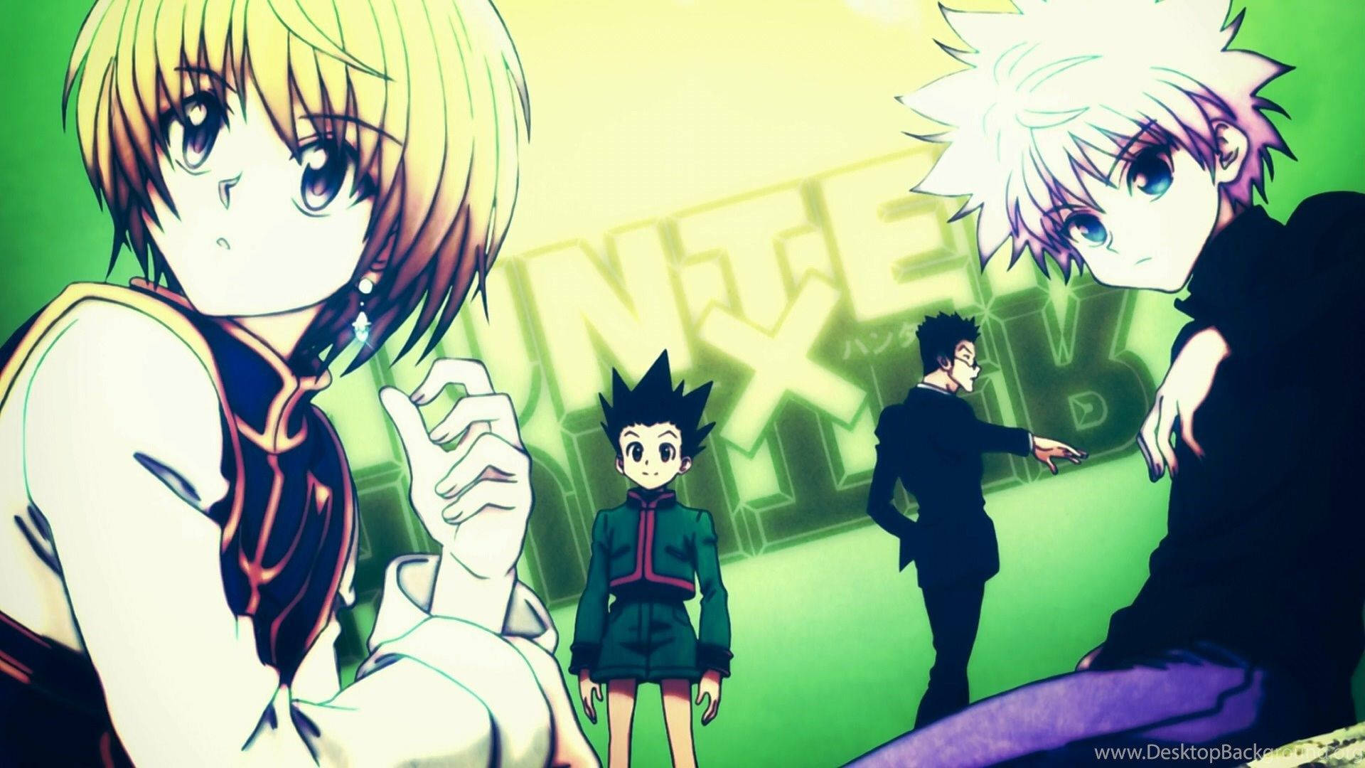 Baixe Pap Is De Parede Do Gon Killua Kurapika E Leorio Dando Uma Pausa Wallpaper