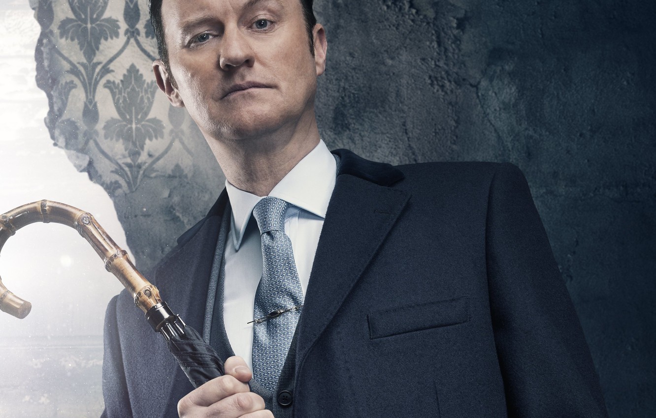 Wallpaper Umbrella Sherlock Holmes Mark Gatiss