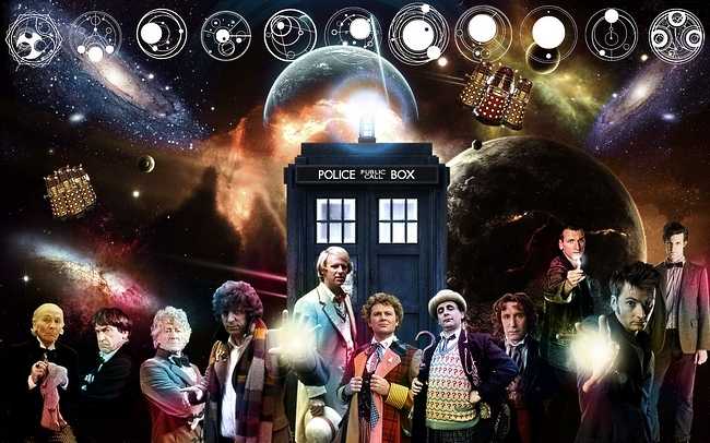 The Doctors Doctor Who Collage Wallpaper