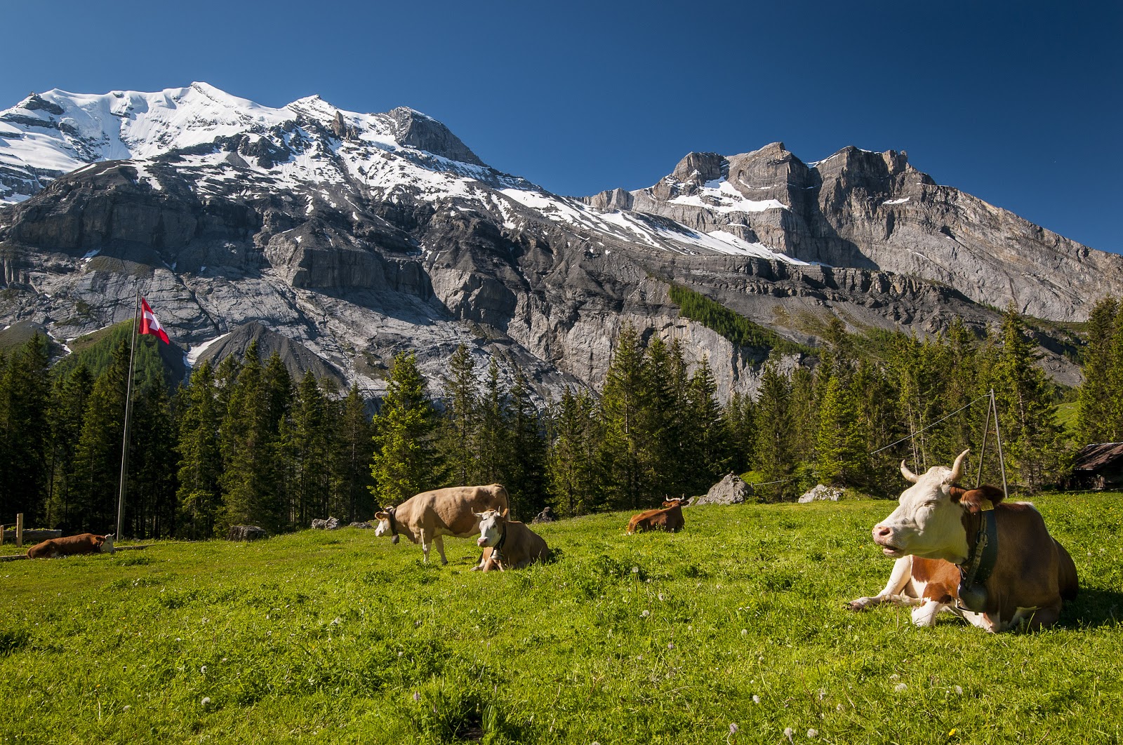 World Beautifull Places Switzerland Mountains Wallpaper