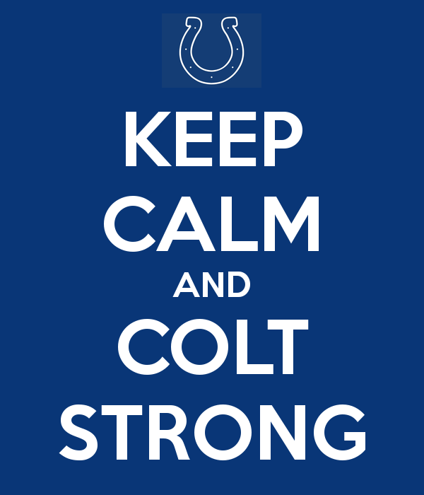 Keep Calm And Colt Strong Carry On Image Generator