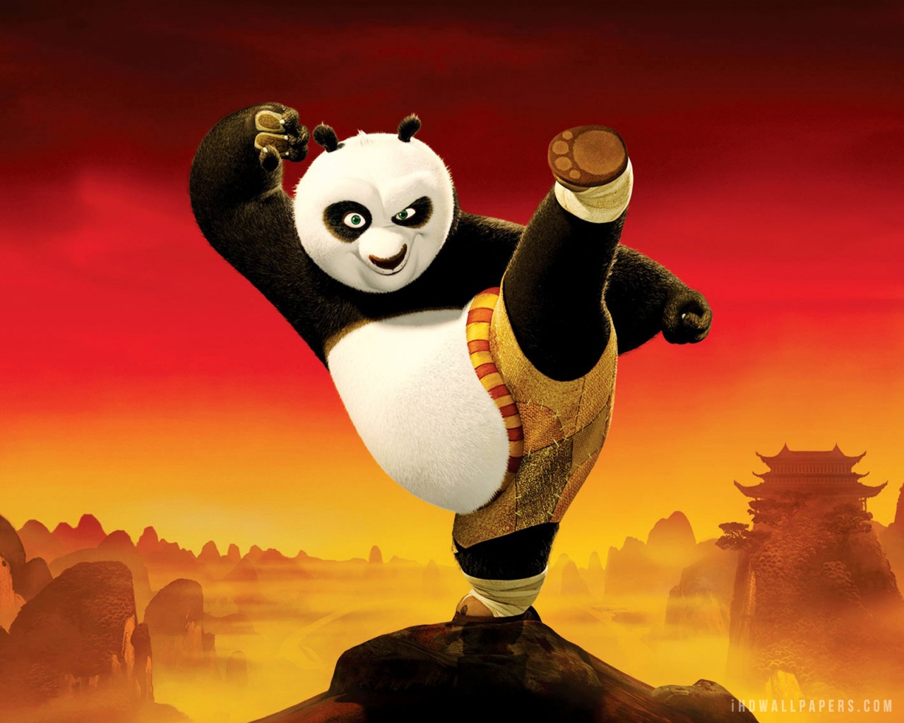 Funny Kung Fu Panda iPhone Wallpapers Free Download