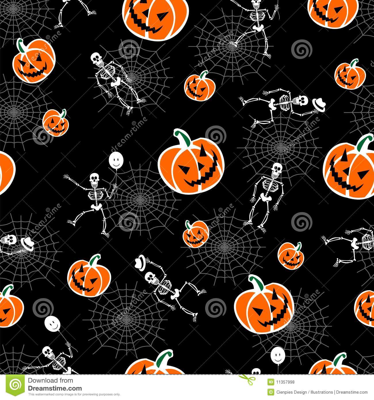 Halloween Skeleton Background Image