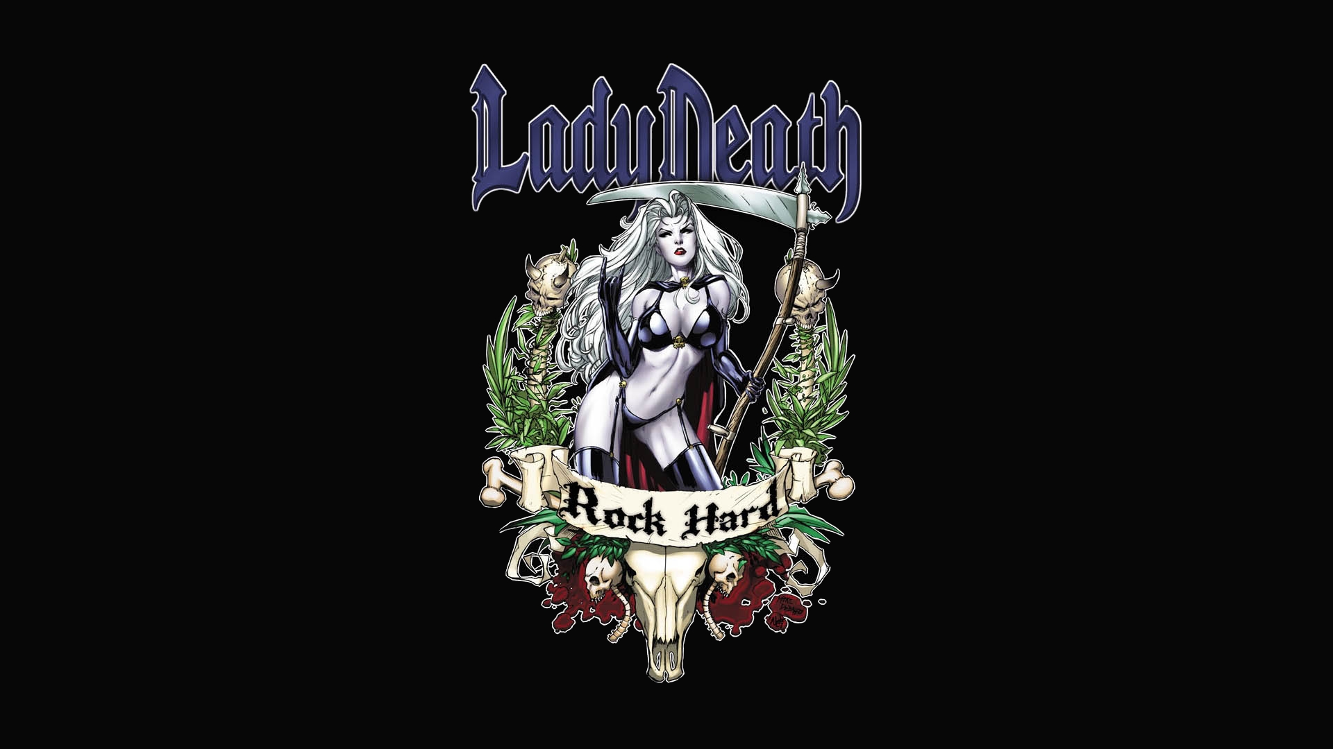 Lady Death Puter Wallpaper Desktop Background Id
