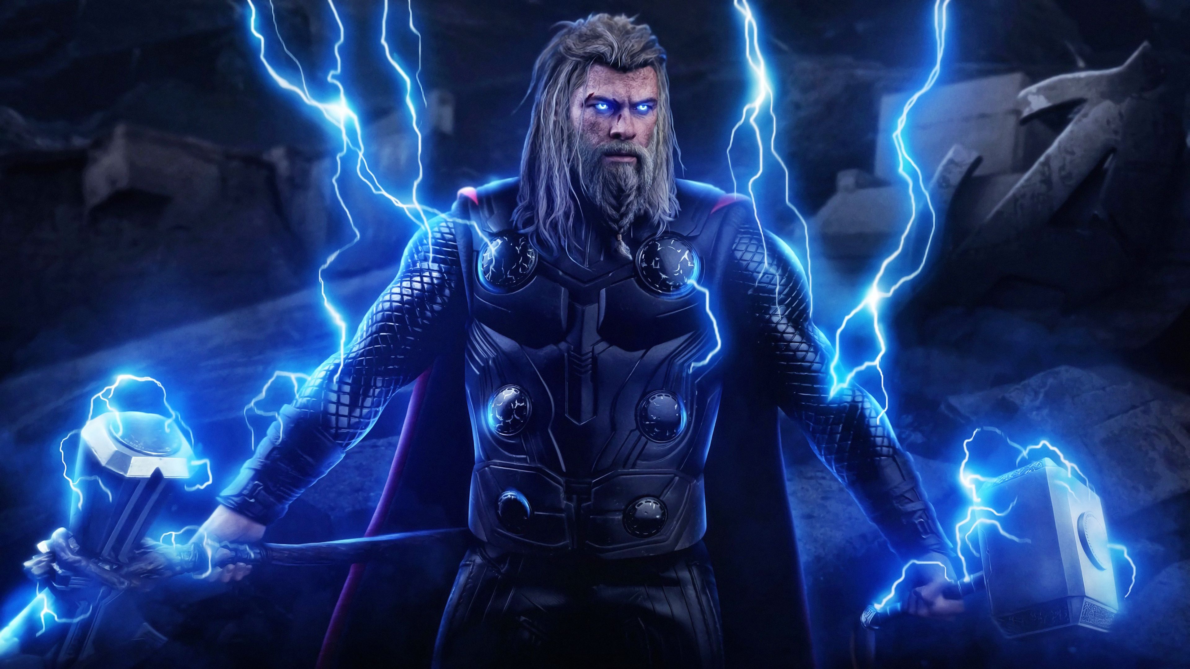 Wallpaper 4k New Thor Avengers Endgame