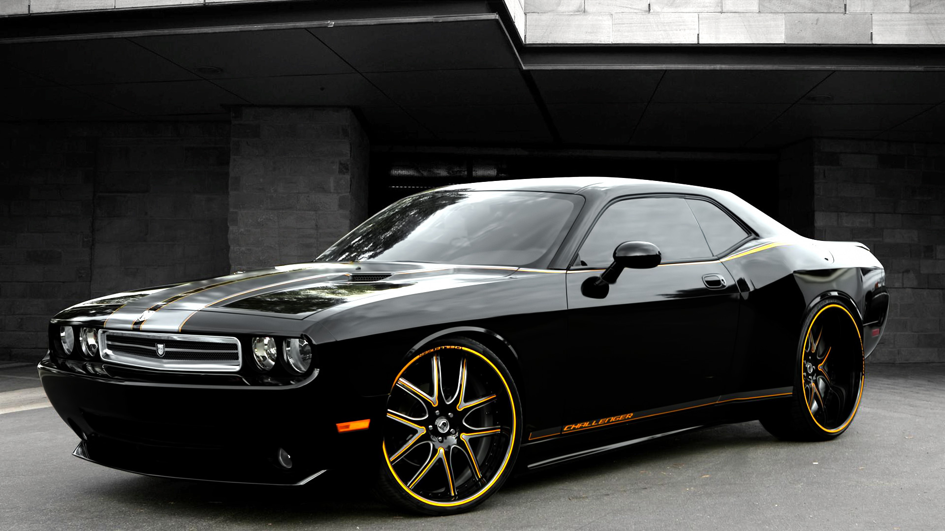 Dodge Challenger Full HD Fond D Cran And Arri Re Wallpaper