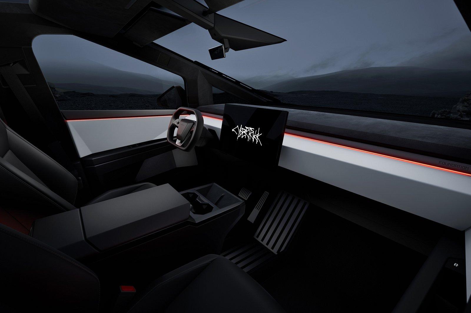 Tesla Cybertruck Interior Photos Carbuzz
