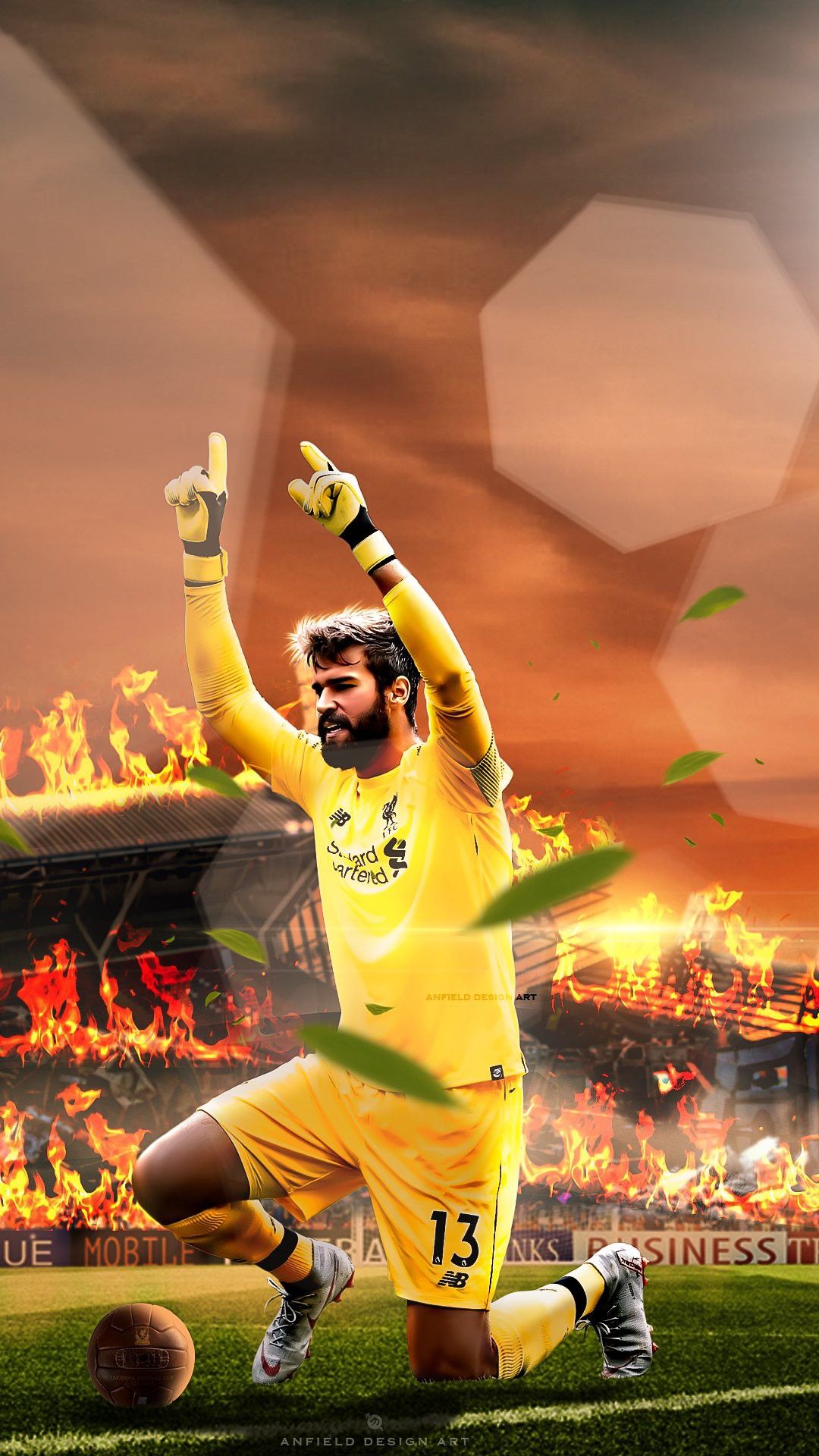 Alisson Becker HD Mobile Wallpaper At Liverpool Fc