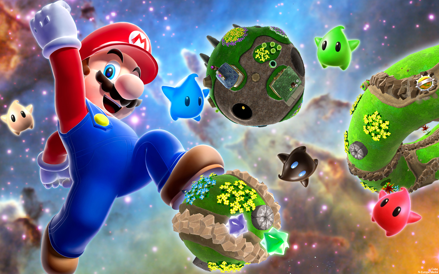 Super Mario Galaxy HD Wallpaper Background