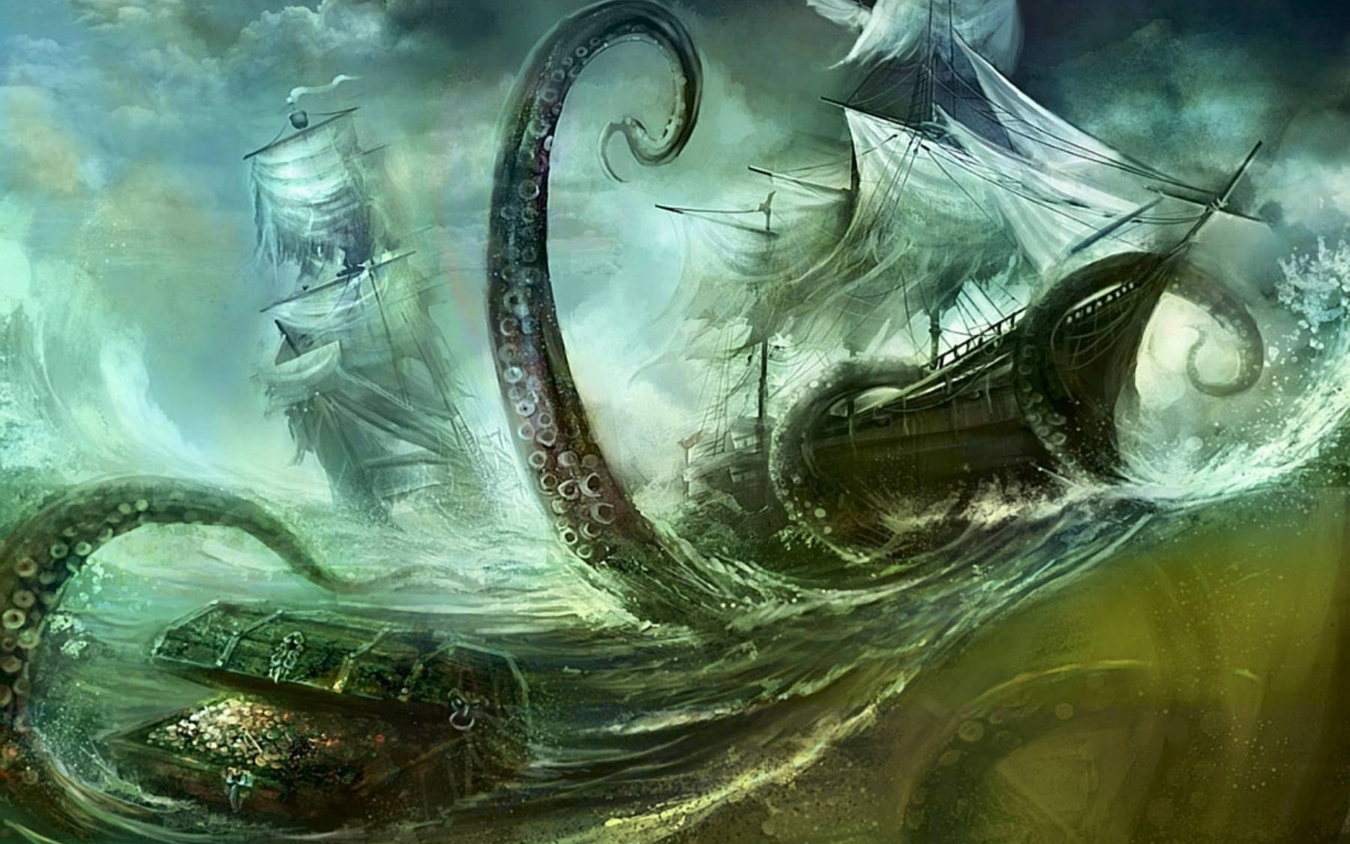 Fantasy Kraken Wallpaper