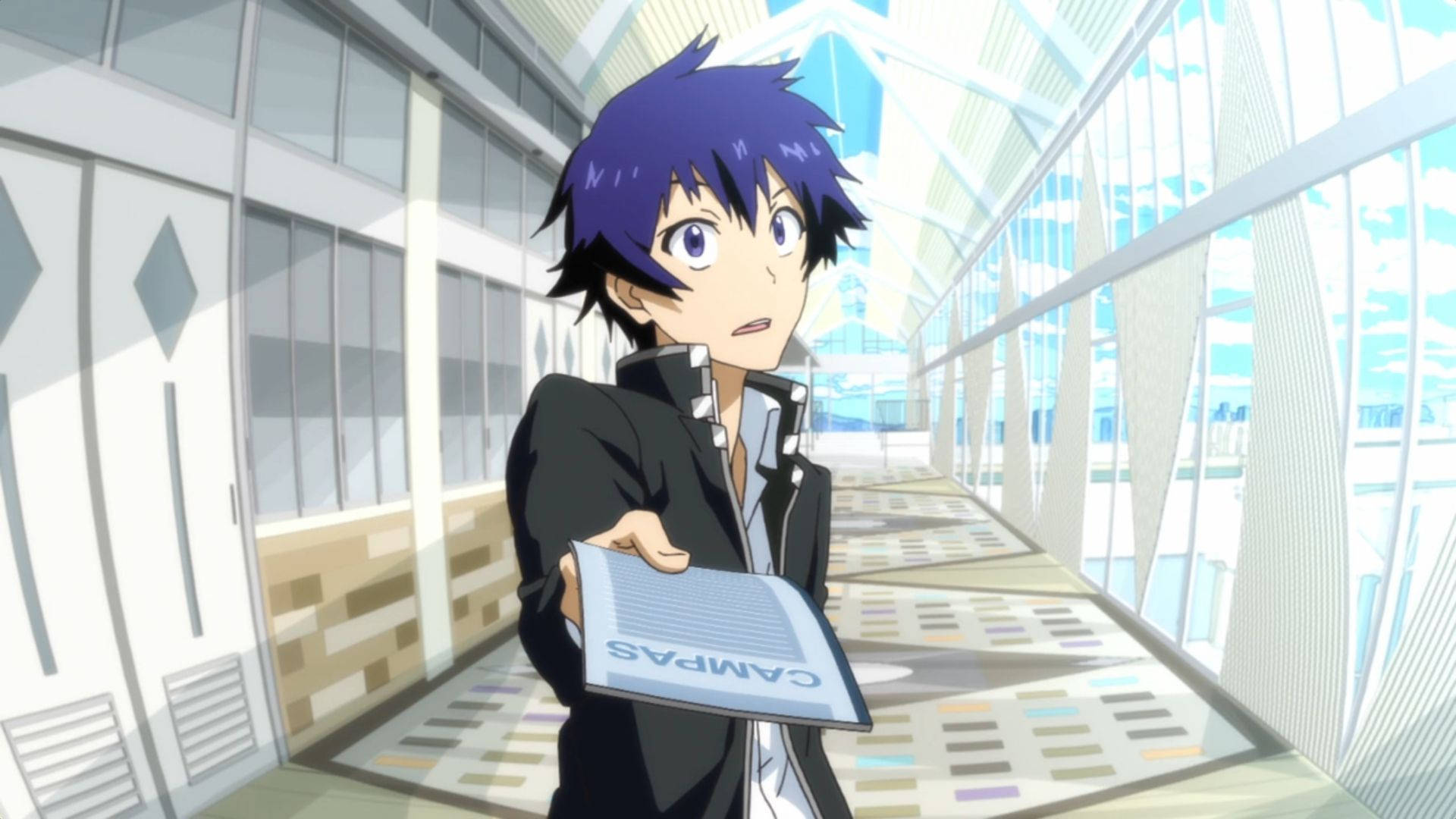 Anime School Scenery Wallpaper