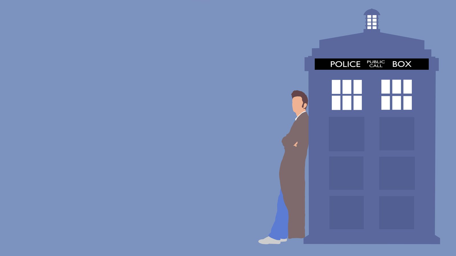 Tardis Wallpaper iPhone The 10th Doctor And His