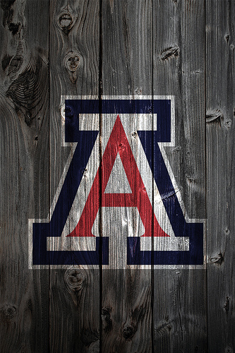 Arizona Wildcats Wood iPhone Background Photo Sharing