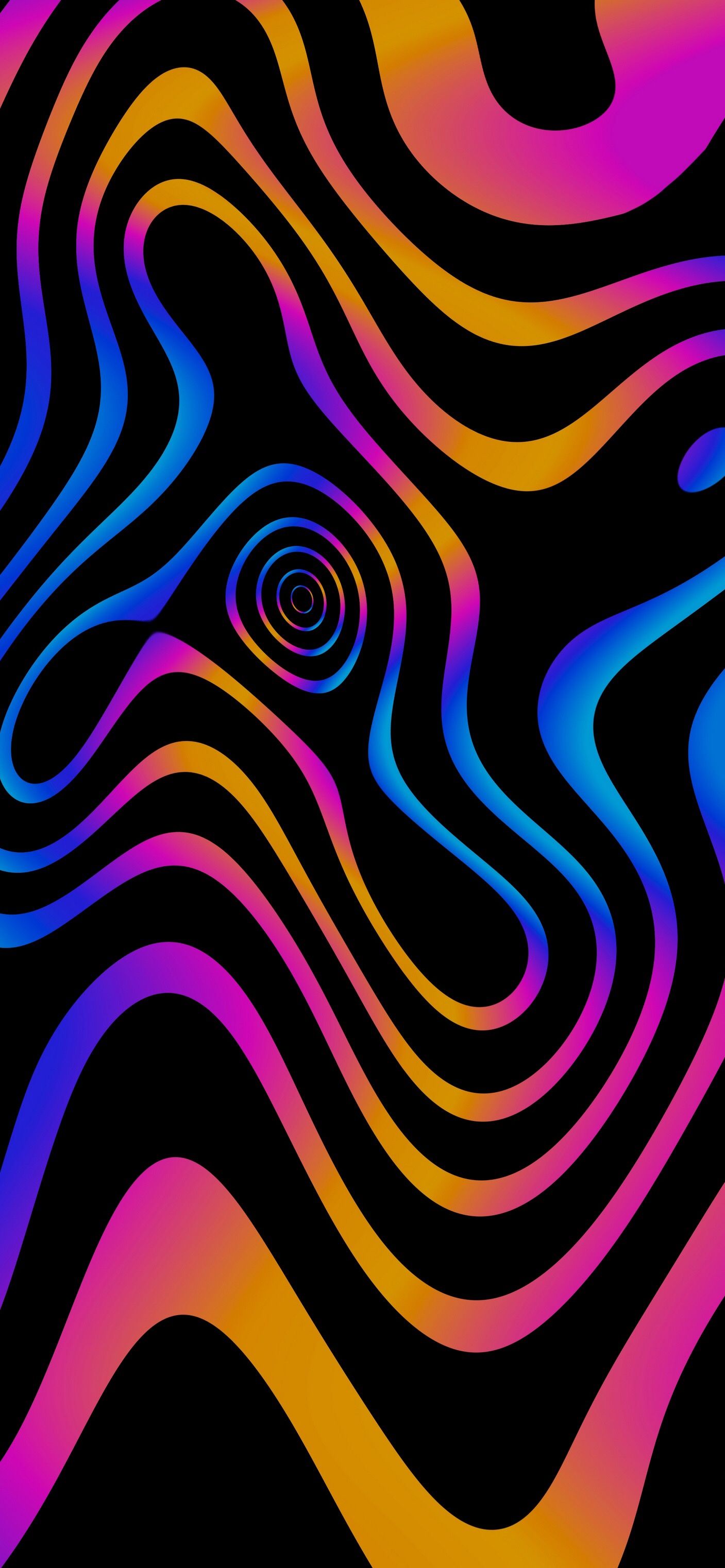 Psychedelic Waves Poster by Geoglyser | Society6