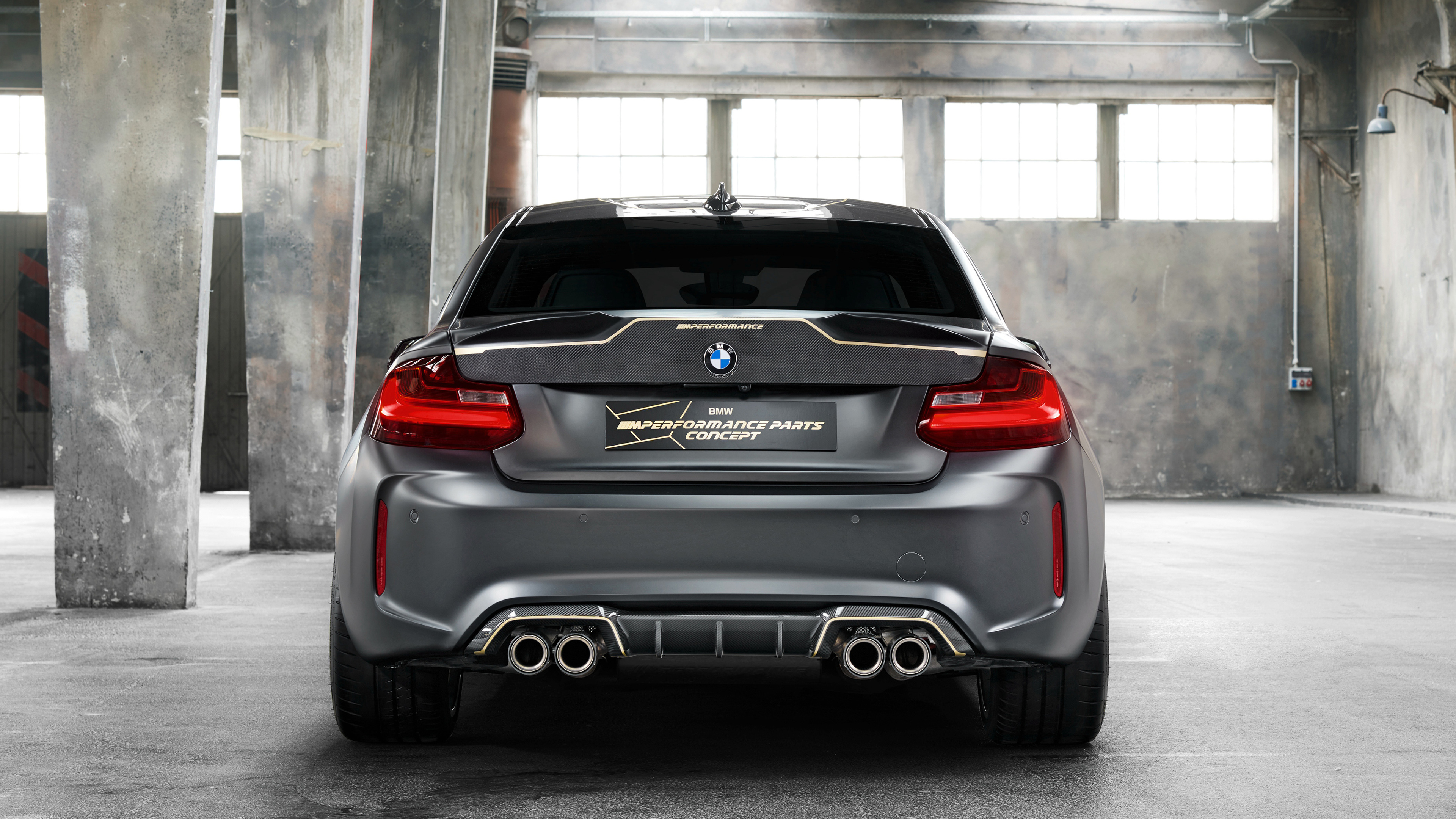 Wallpaper 4k BMW M2 M Performance Parts Concept 2018 Rear Wallpaper