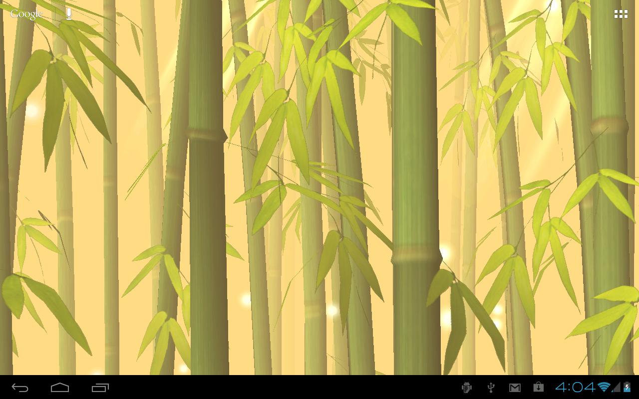 Bamboo Forest Is A Serene Live Wallpaper Of Waving Trees With