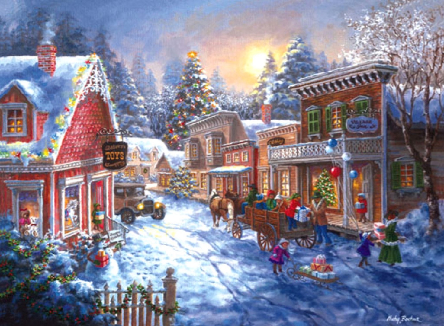 Old Fashioned Christmas Wallpaper WallpaperSafari