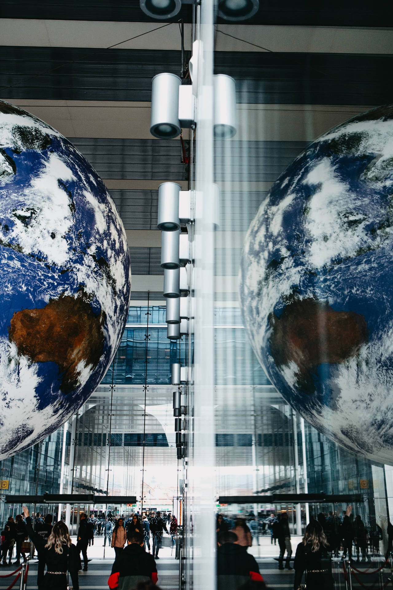 Art Installation Of Earth iPhone Wallpaper