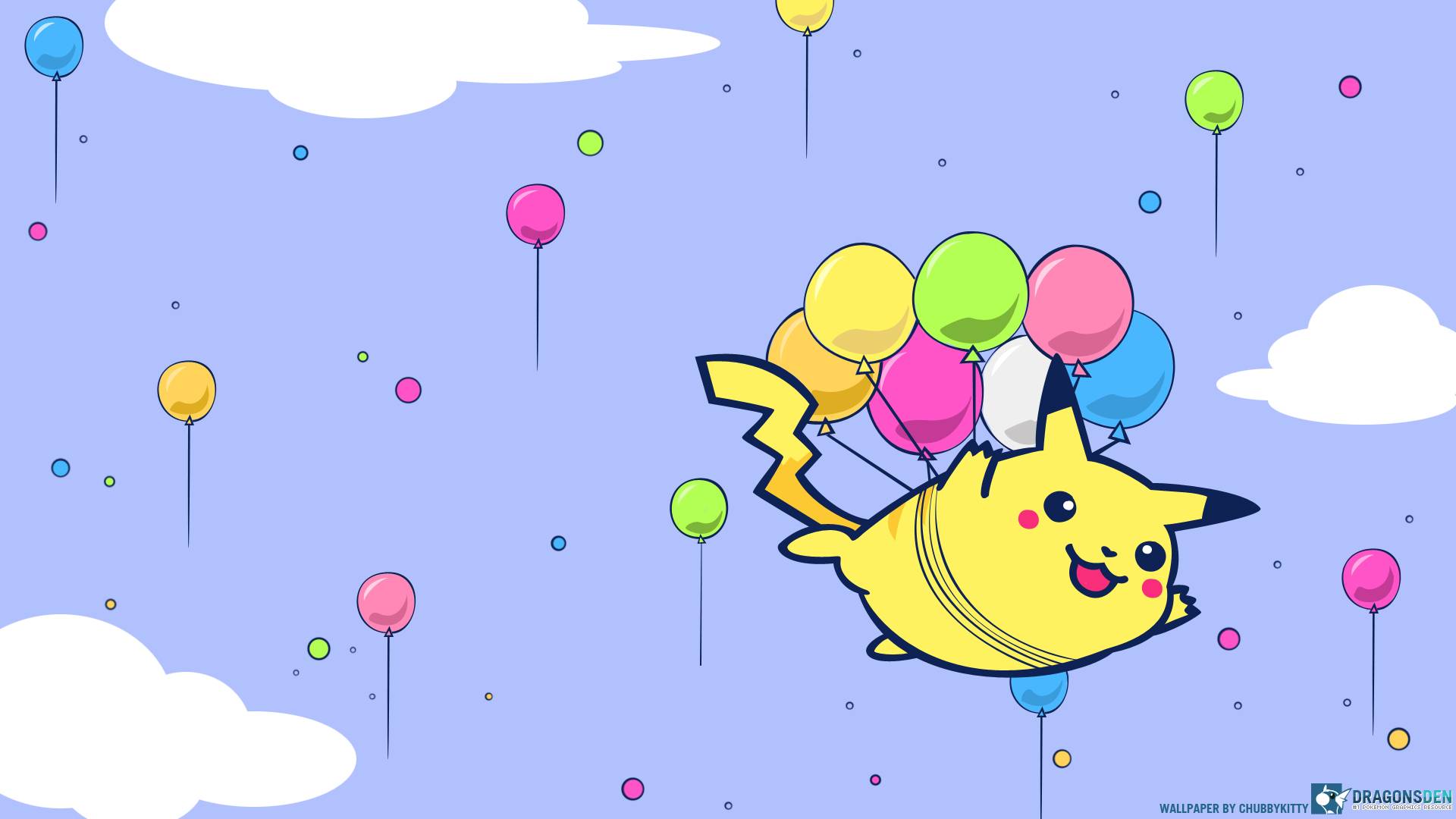 Pikachu Wallpaper Of And Balloons