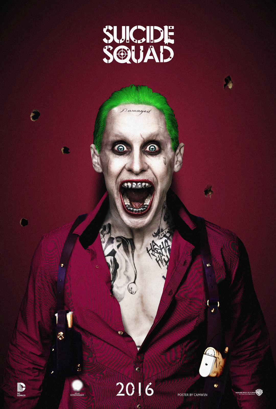 Jared Leto As The Joker Suicide Squad By Camw1n On
