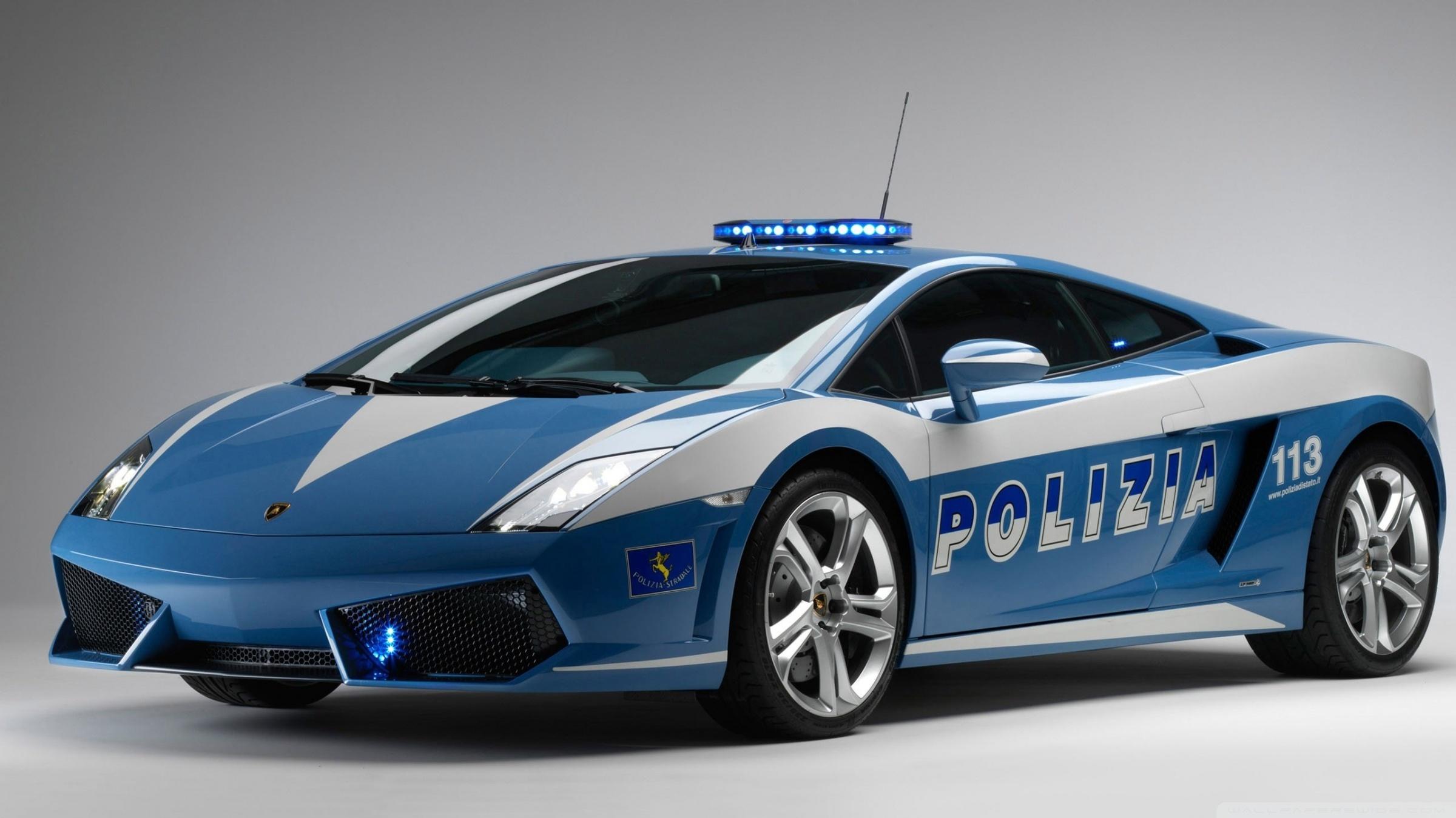 Lamborghini Police Car Ultra HD Desktop Background Wallpaper for