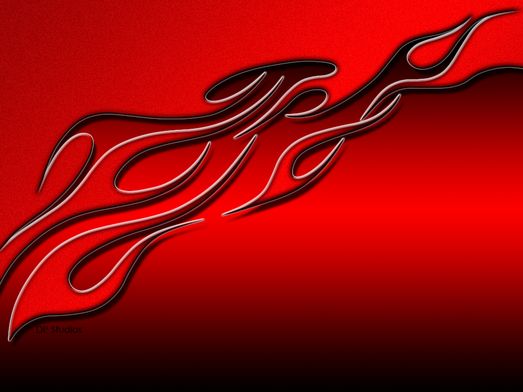 Red And Black Flames Wallpaper By