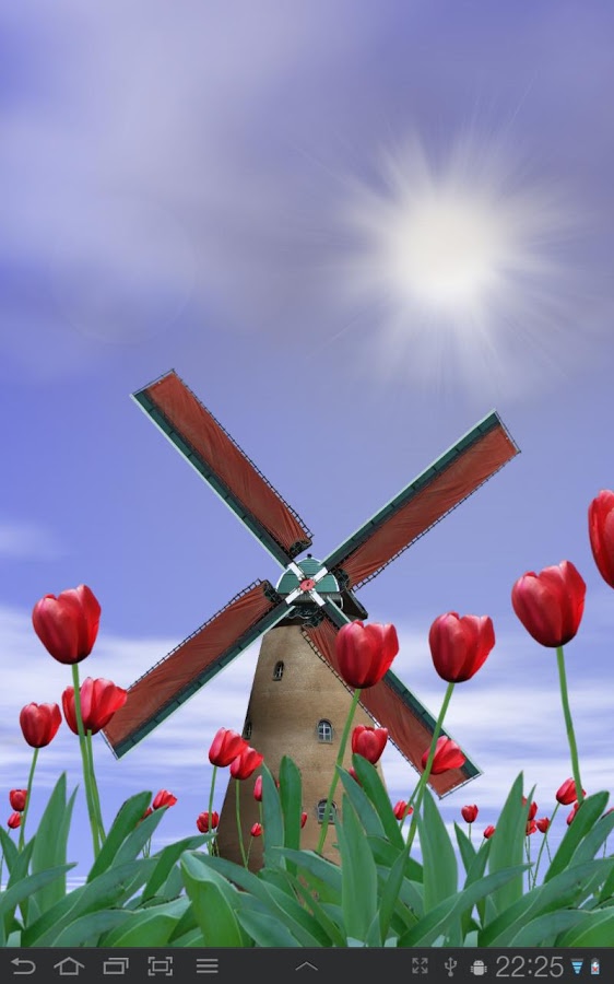 Tulip Windmill Live Wallpaper Android Apps On Google Play