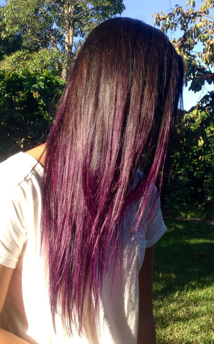 Ombre Hair Purple Hairstyles For Medium Length