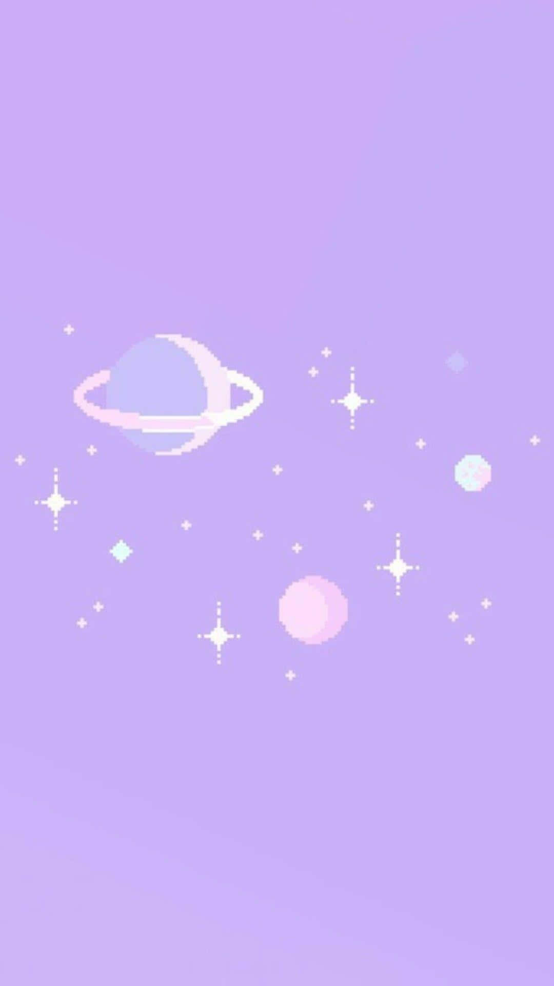 A Bright And Cheerful Light Purple Wallpaper