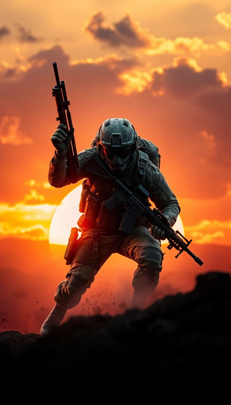 Military Soldier Phone Wallpaper