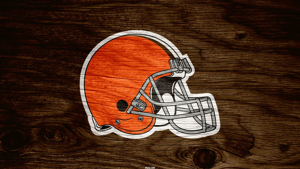 Cleveland Browns Helmet Weathered Wood Wallpaper for HTC HD2 1024x576