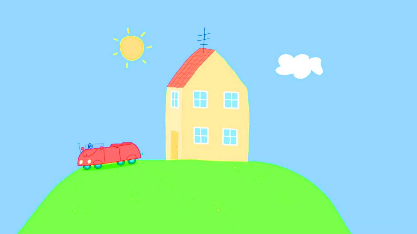 Peppa Pig House Wallpaper