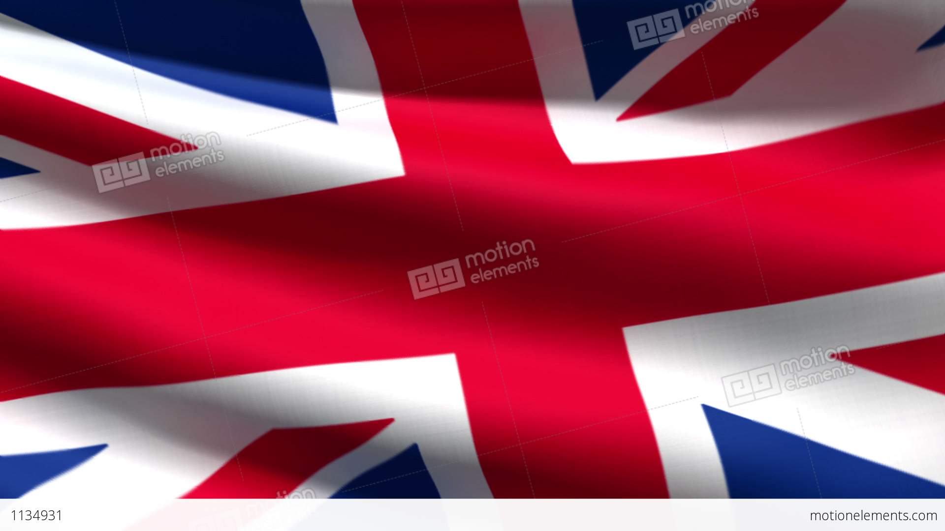 British Flag Background Stock Animation 1134931