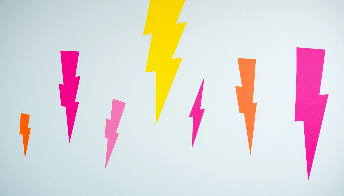 Preppy Lightning Bolt Wallpaper