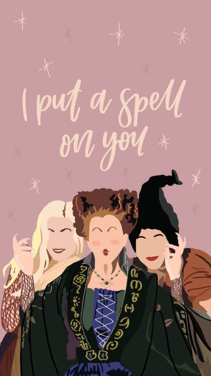 Hocus Pocus Halloween Phone Wallpaper