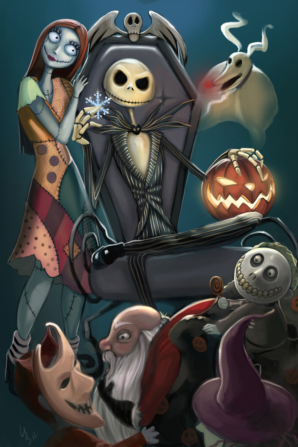 Nightmare Before Christmas By Lidthesquid
