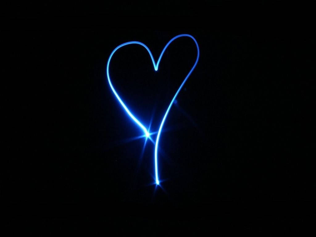 Blue Heart Wallpaper