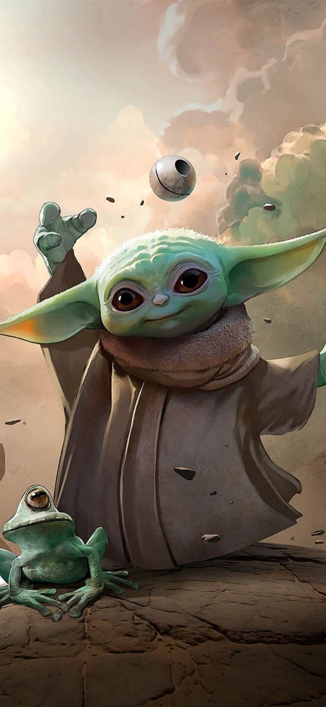 Top 65 Baby Yoda Wallpapers   Getty Wallpapers 1080x2340