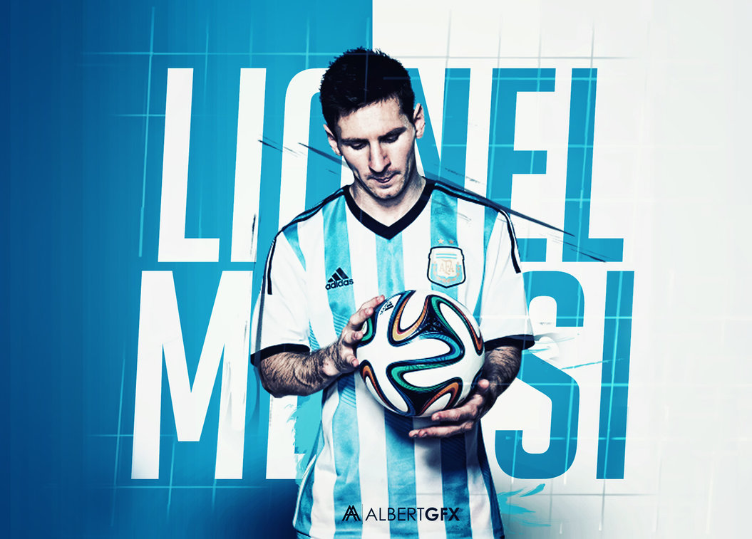 Lionel Messi Argentine by AlbertGFX on