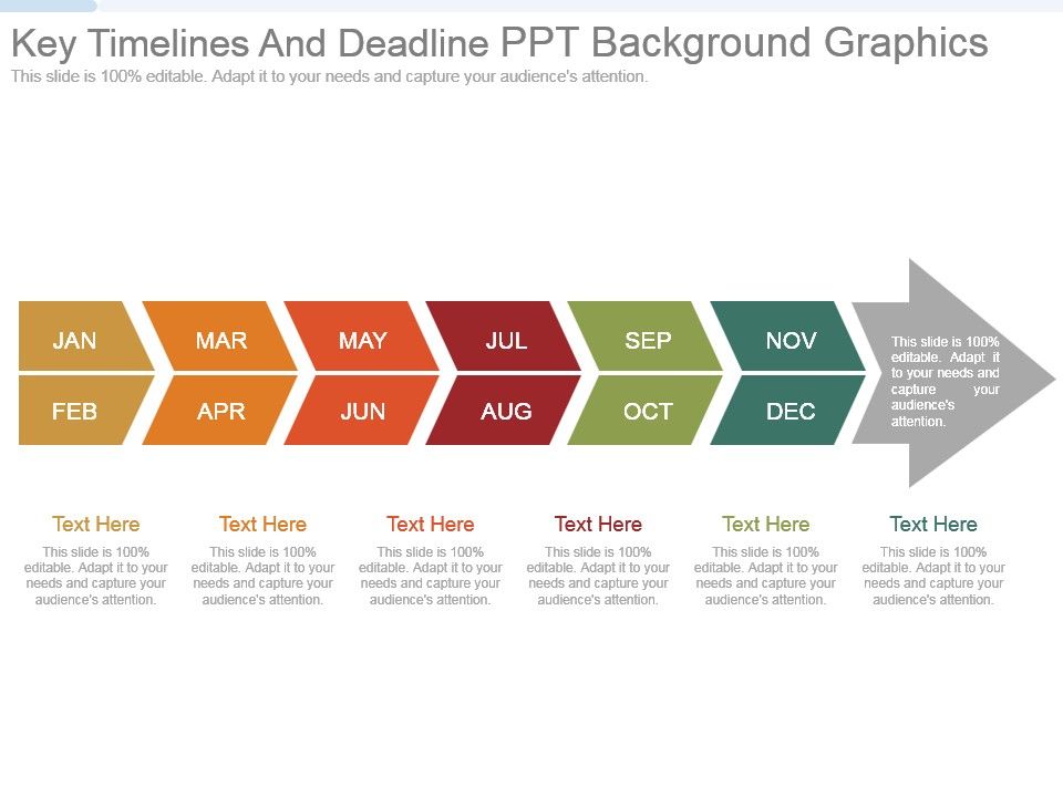 Key Timelines And Deadline Ppt Background Graphics Image