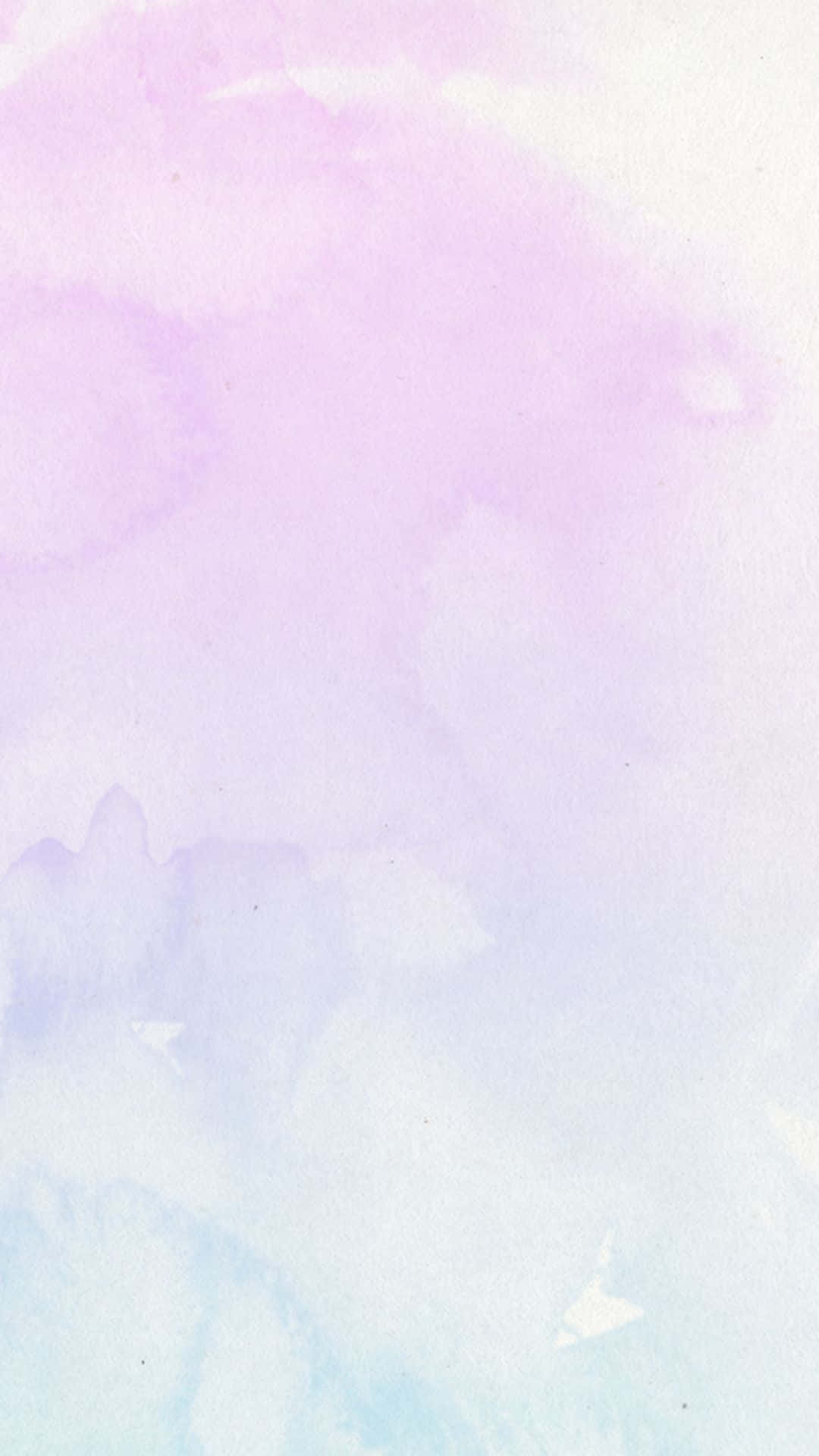 Aesthetic Purple Pastel iPhone Watercolor Art Wallpaper